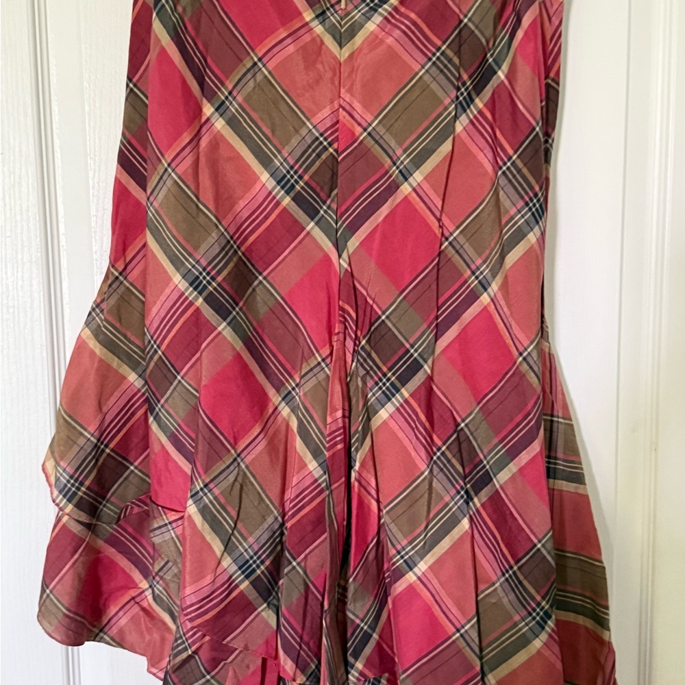 Ralph Lauren vintage asymmetrical Pink and Brown Women's Skirt new